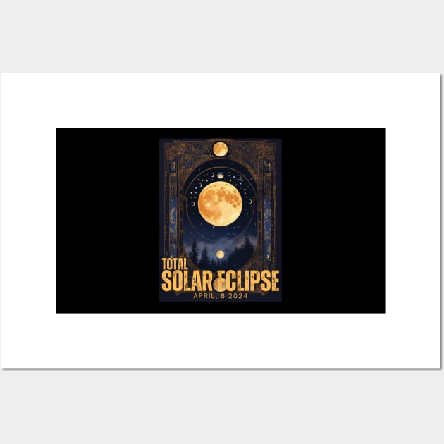 1001 NIGHT SOLAR ECLIPSE 2024 Wall Art by Lolane